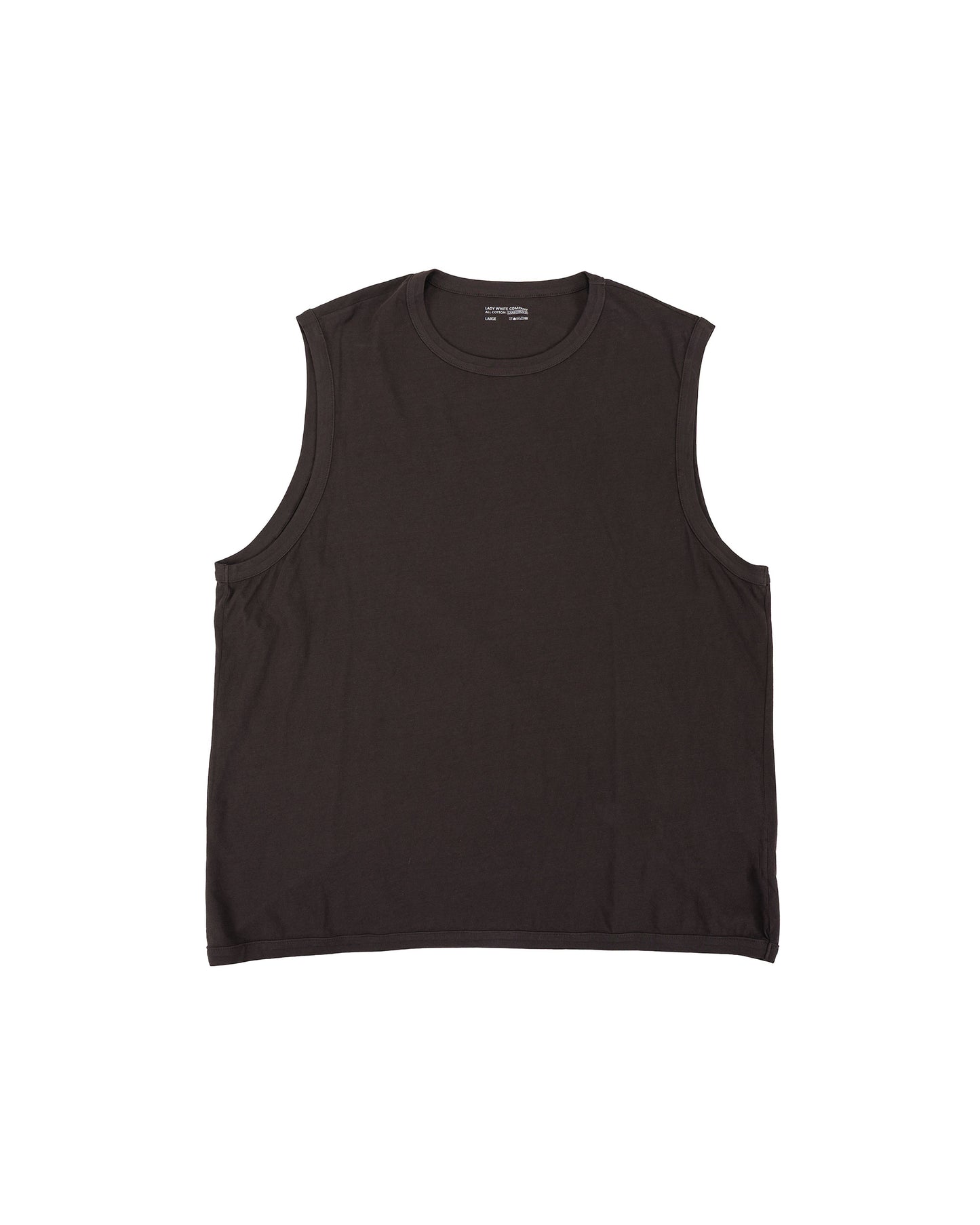 lost & found Lady White Co. Lady White Co. Sleeveless T-Shirt Tire Black