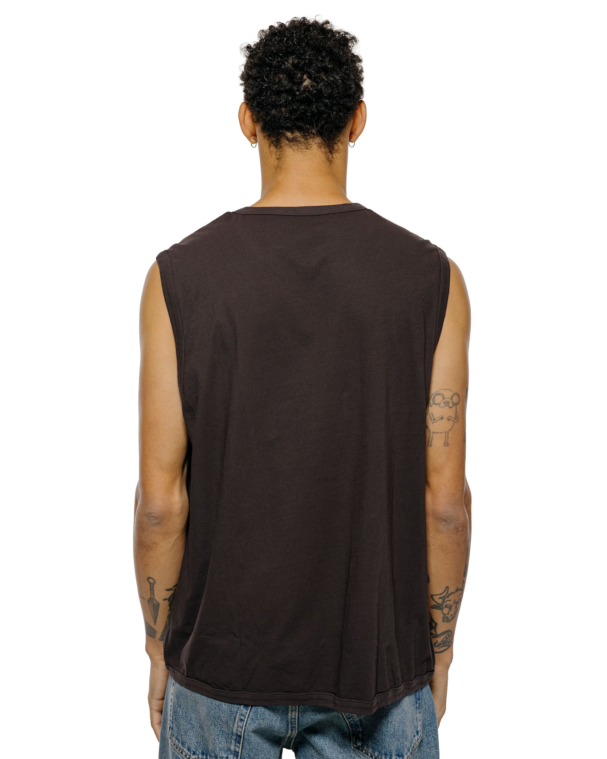lost & found Lady White Co. Lady White Co. Sleeveless T-Shirt Tire Black