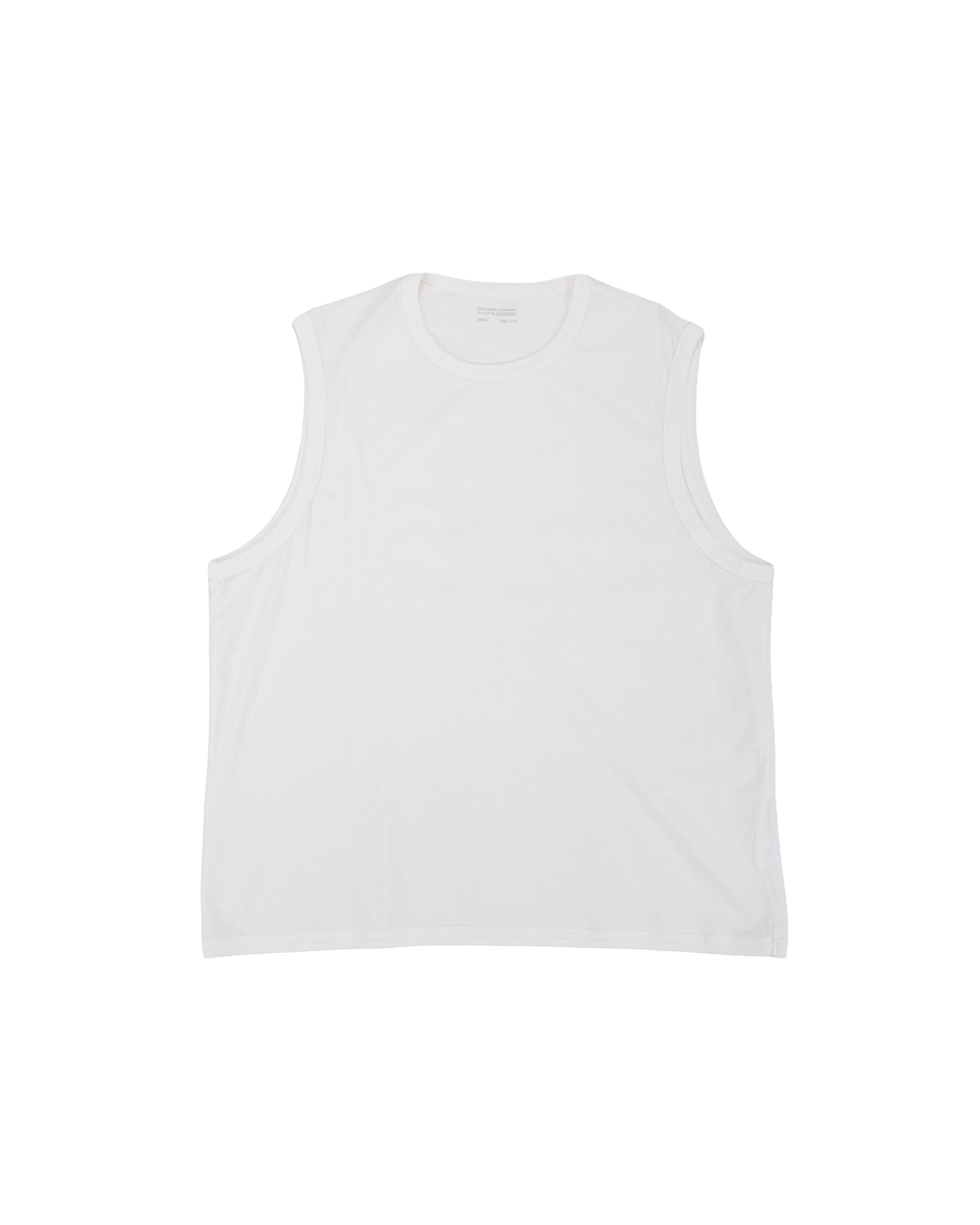 lost & found Lady White Co. Lady White Co. Sleeveless T-Shirt White