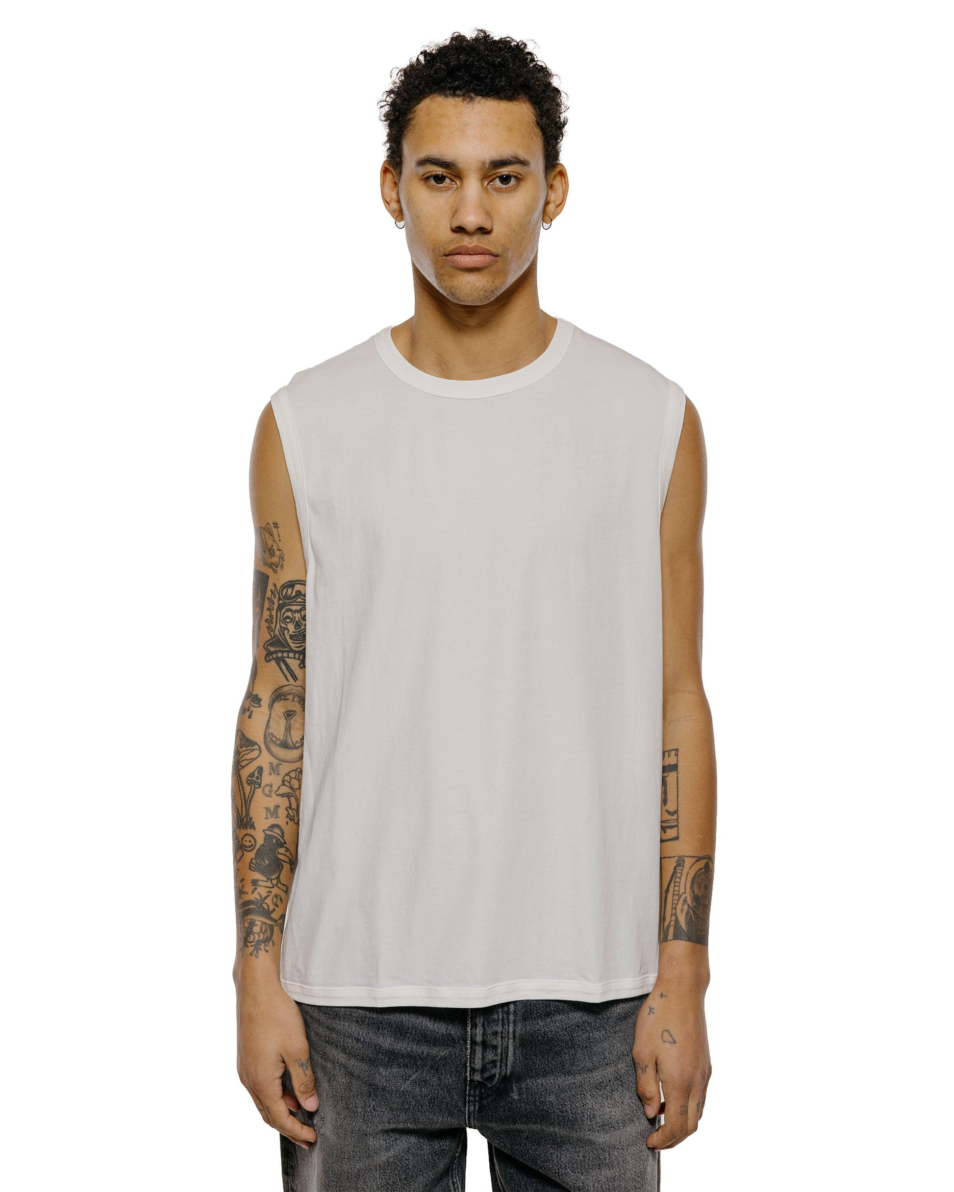 lost & found Lady White Co. Lady White Co. Sleeveless T-Shirt White