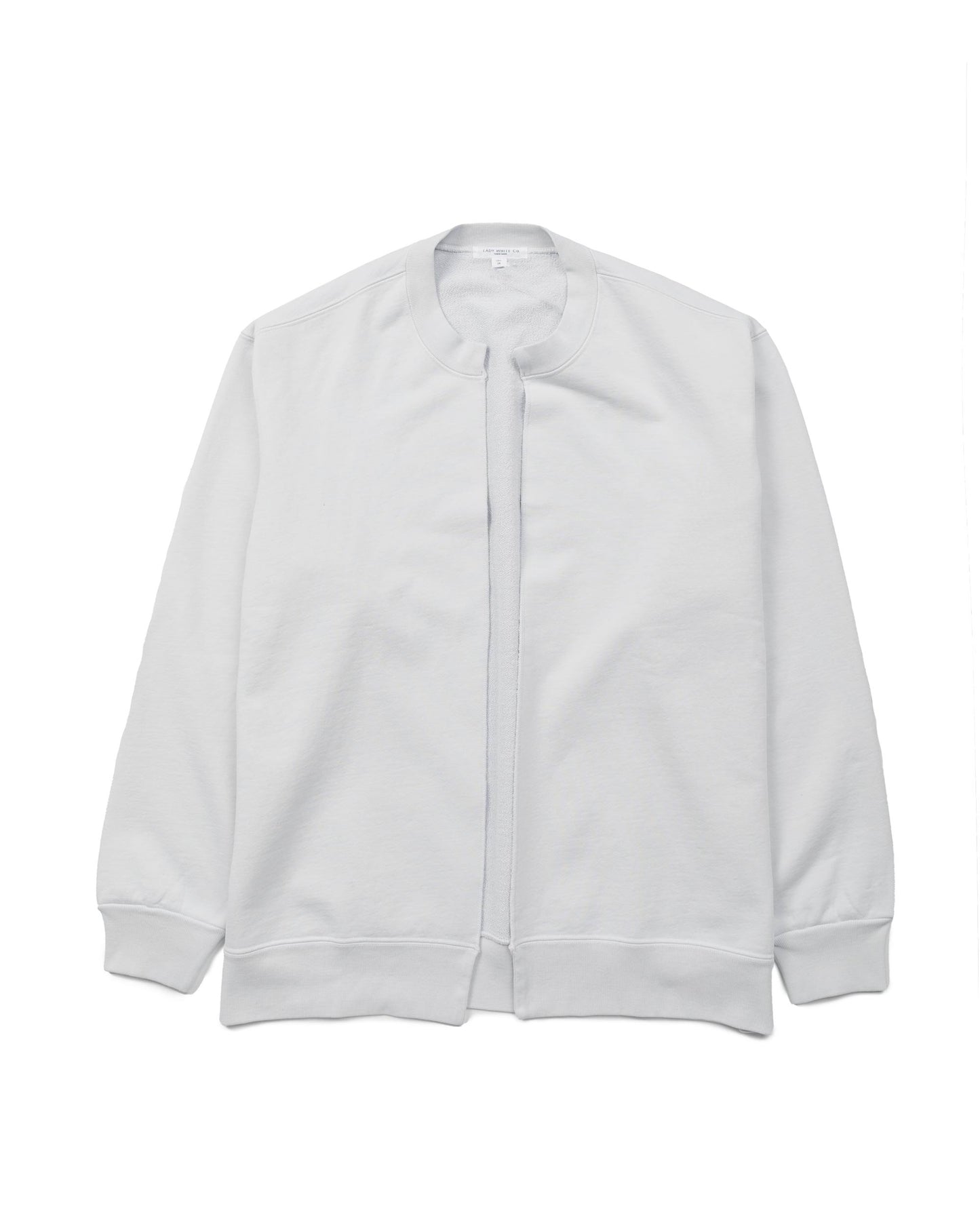 lost & found Lady White Co. Lady White Co. Split Crew Cardigan Glacier