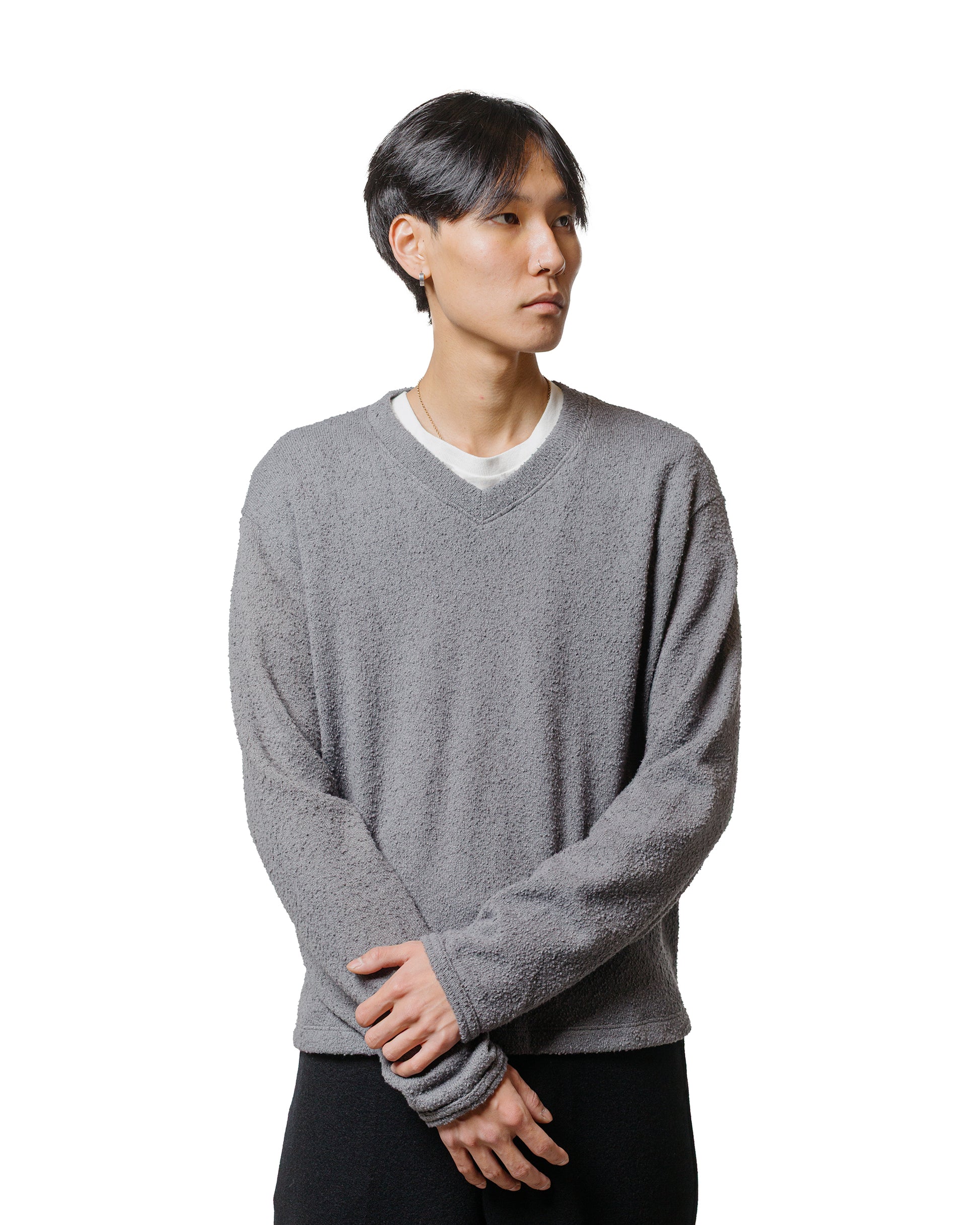 lost & found Lady White Co. Lady White Co. Teddy High V-Neck Kelp