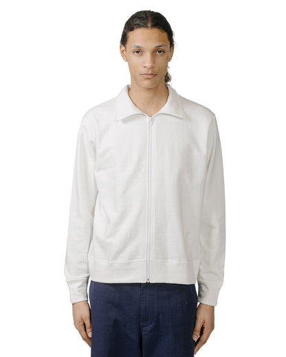 lost & found Lady White Co. Lady White Co. Textured Full Zip White