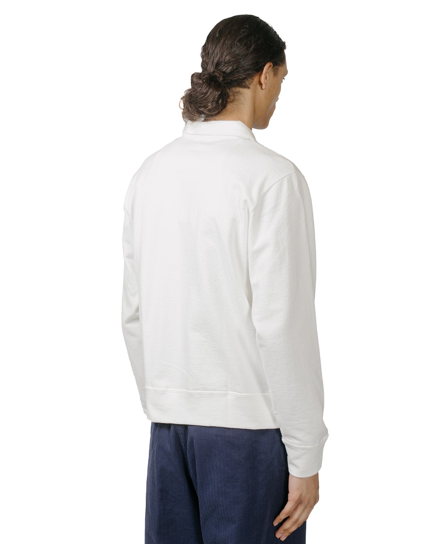 lost & found Lady White Co. Lady White Co. Textured Full Zip White