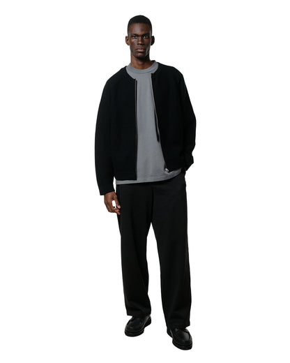 lost & found Lady White Co. Lady White Co. Wool Link Zip Cardigan Black