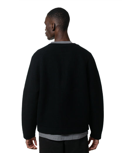 lost & found Lady White Co. Lady White Co. Wool Link Zip Cardigan Black