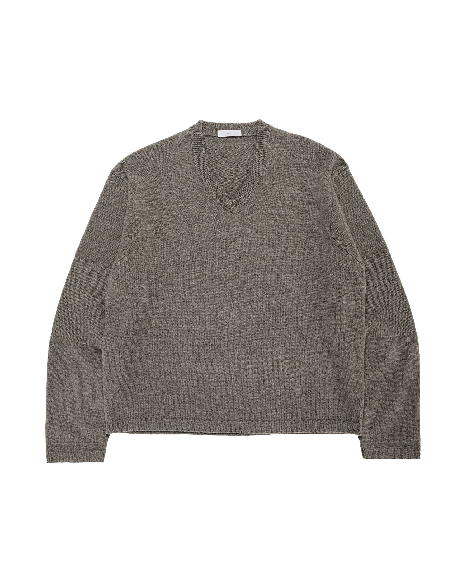 Lady White Co. Wool V Neck Sweater Clay