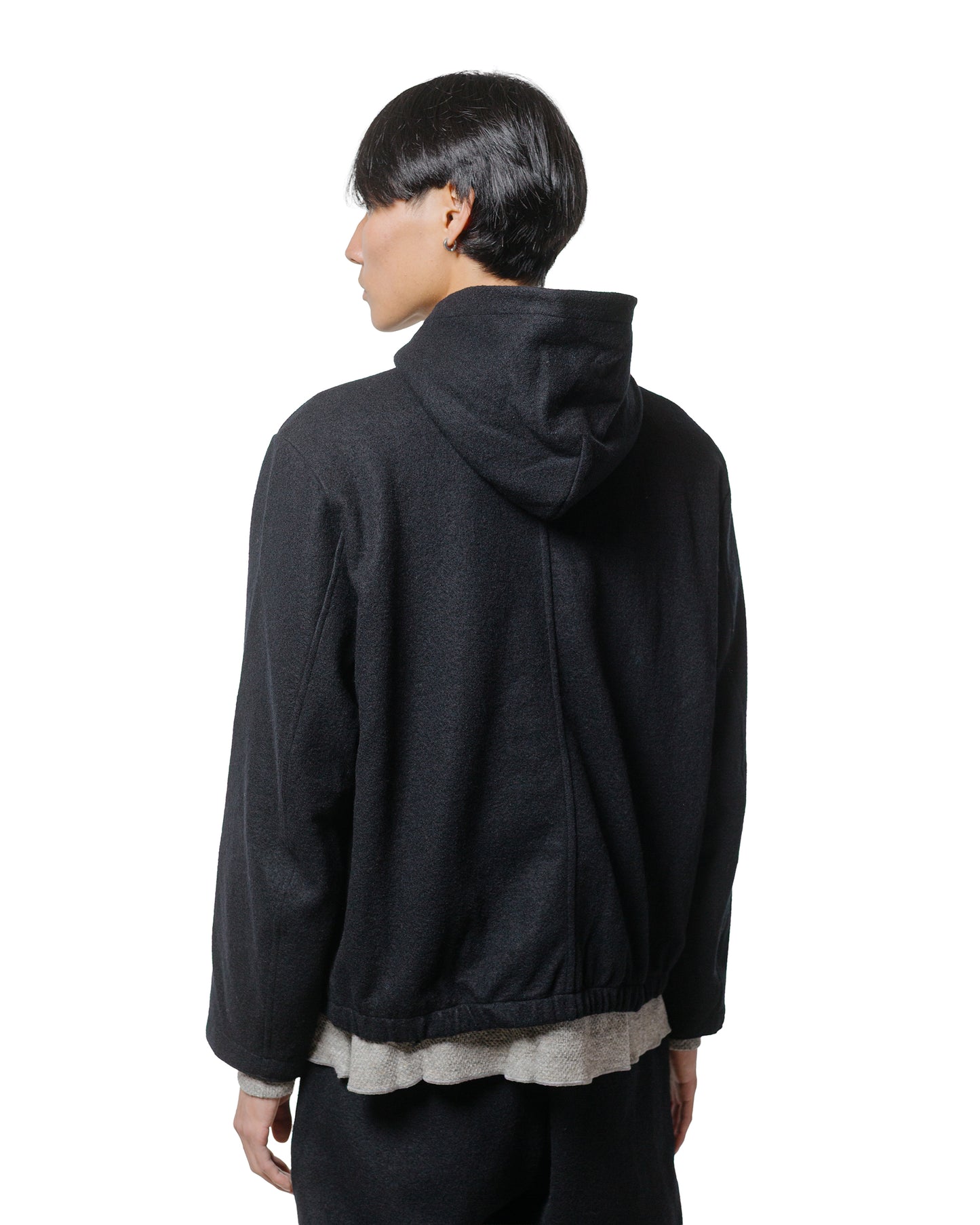lost & found Lady White Co. Lady White Co. Wool Zip Hoodie Black