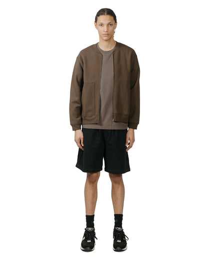 lost & found Lady White Co. Lady White Co. Zip Crew Neck Bark