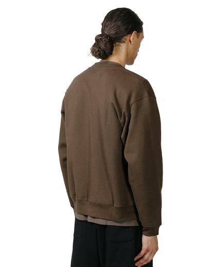 lost & found Lady White Co. Lady White Co. Zip Crew Neck Bark