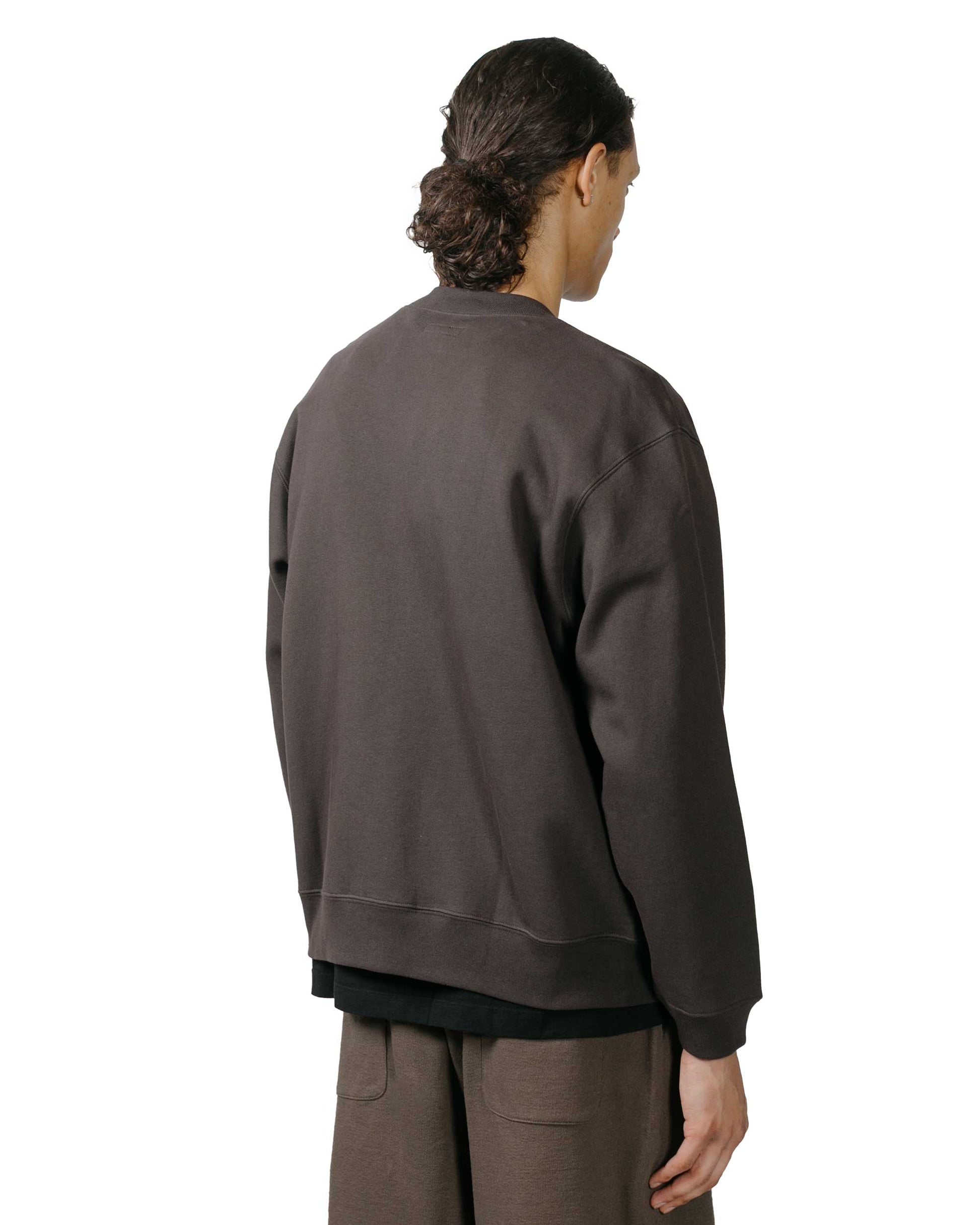 lost & found Lady White Co. Lady White Co. Zip Crew Neck Tire Black