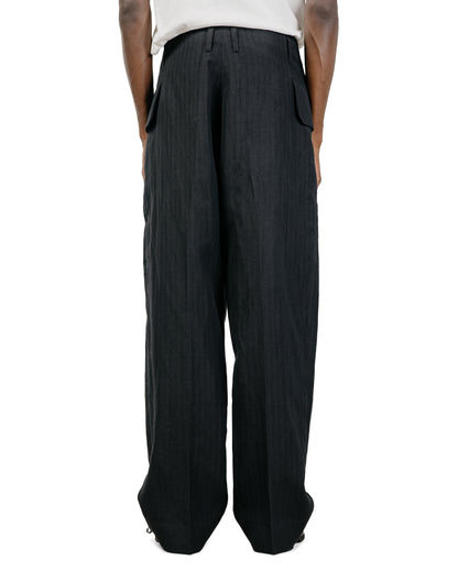 Lea Boberg FP Trousers Japanese Herringbone Black