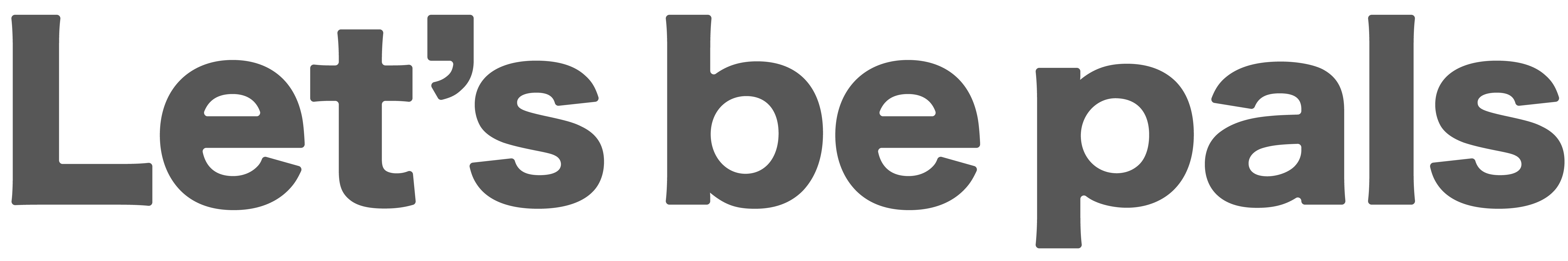 Let's be pals logo