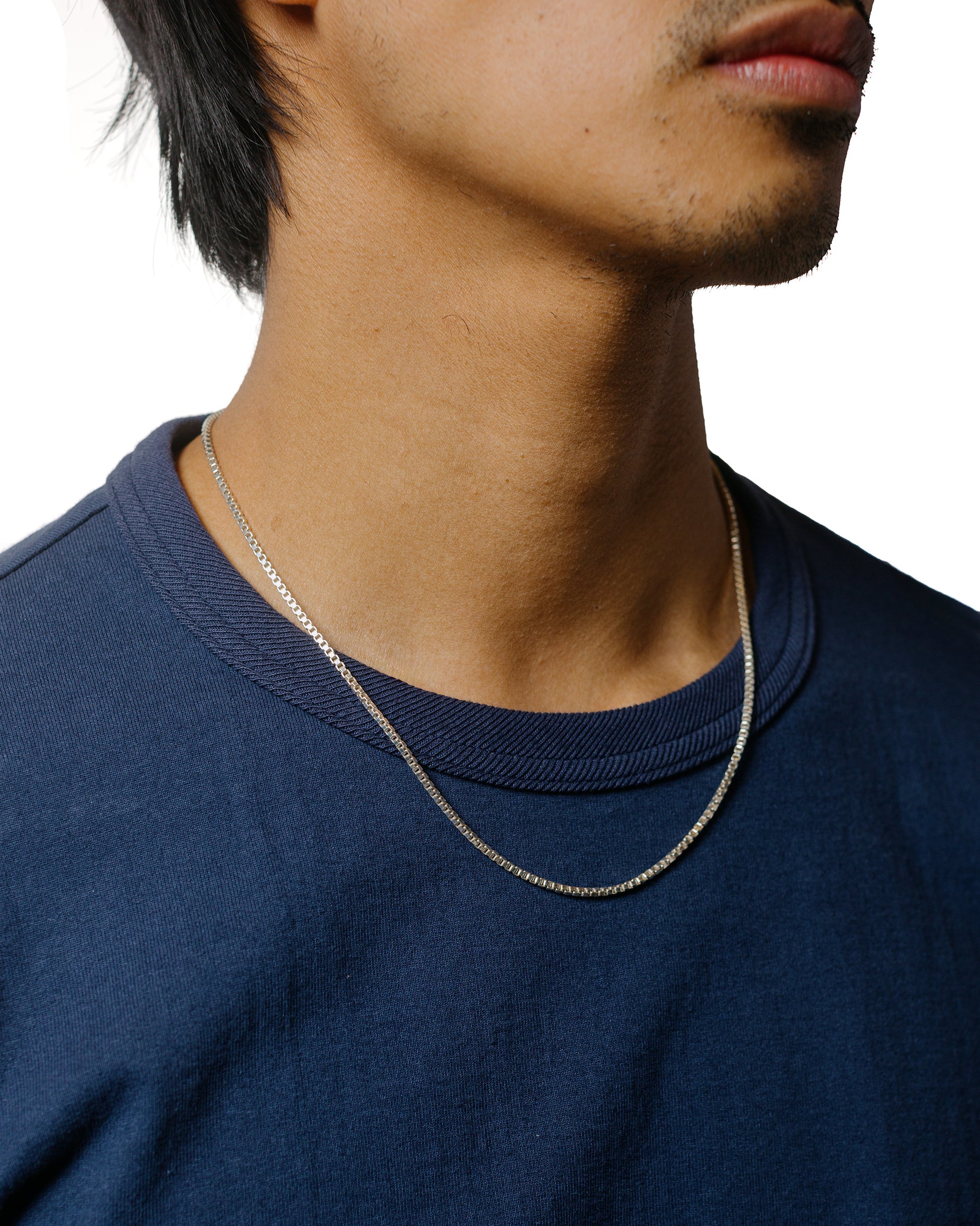 lost & found Lost & Found Lost & Found Box Link Necklace 22"
