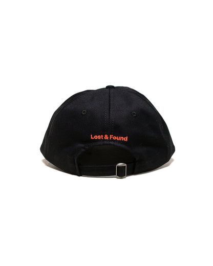 lost & found Lost & Found Lost & Found Chino Twill Arch Cap Black