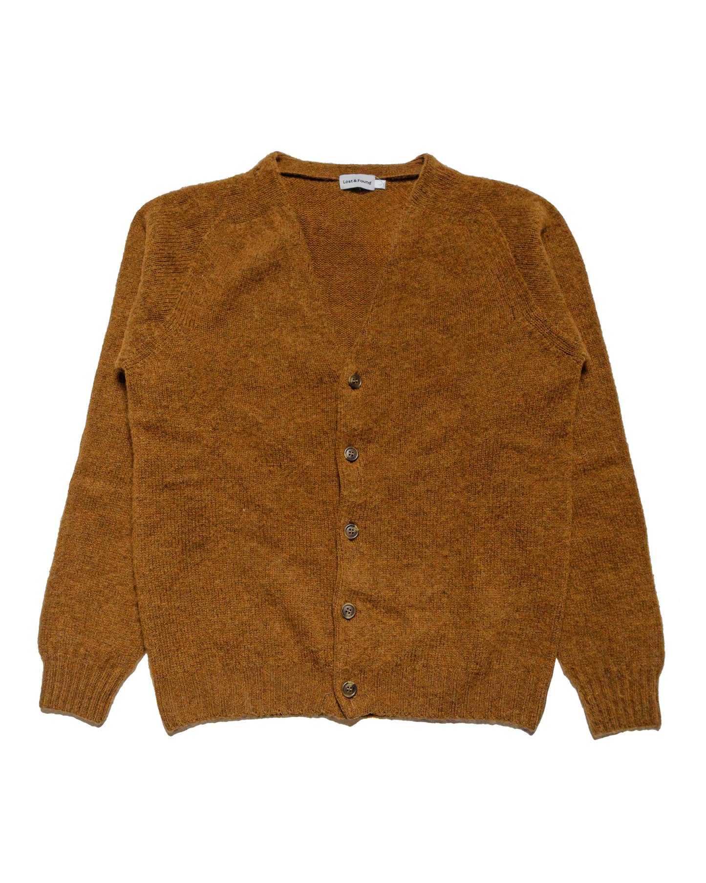 lost & found Lost & Found Lost & Found Shaggy Cardigan Pecan