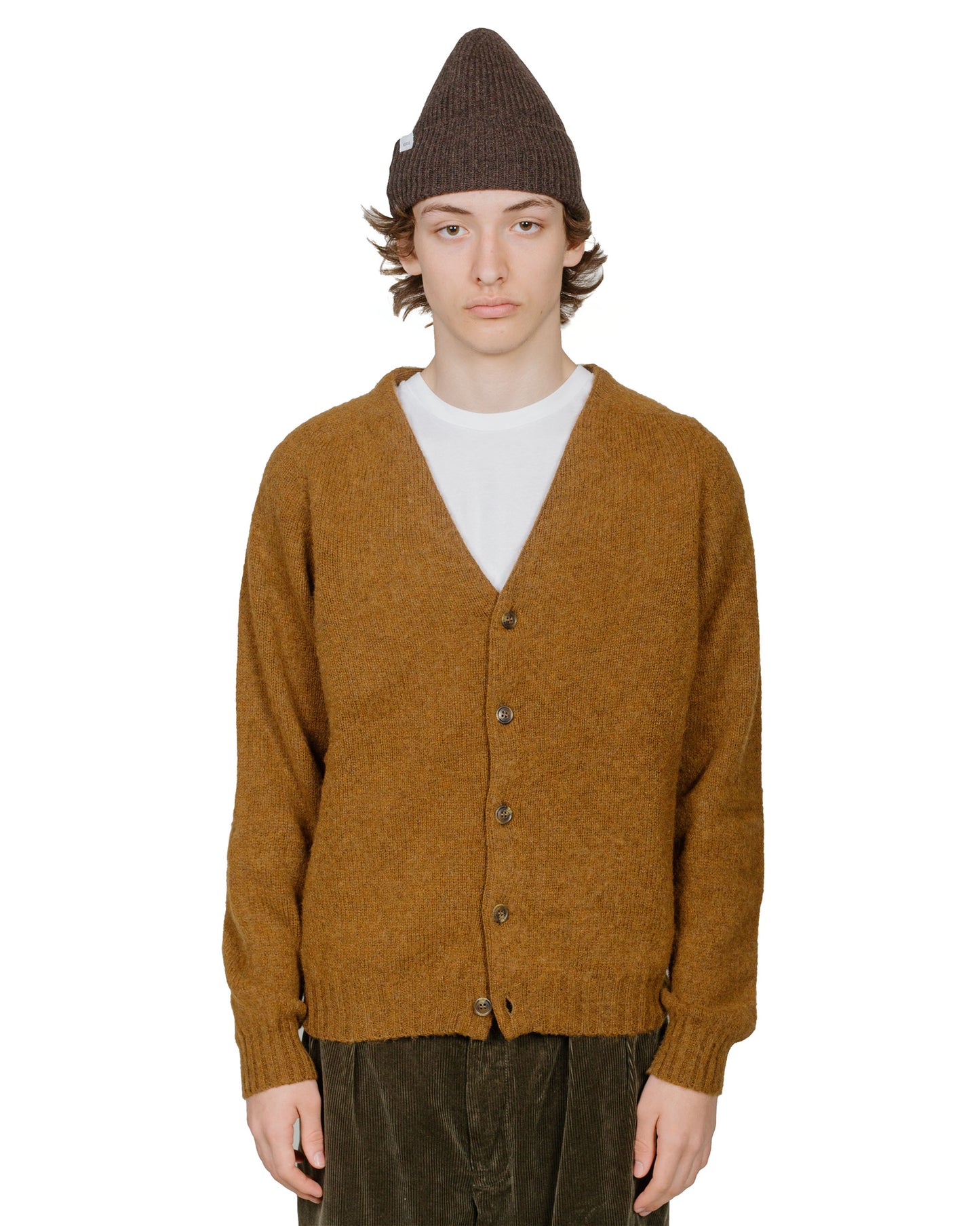 lost & found Lost & Found Lost & Found Shaggy Cardigan Pecan