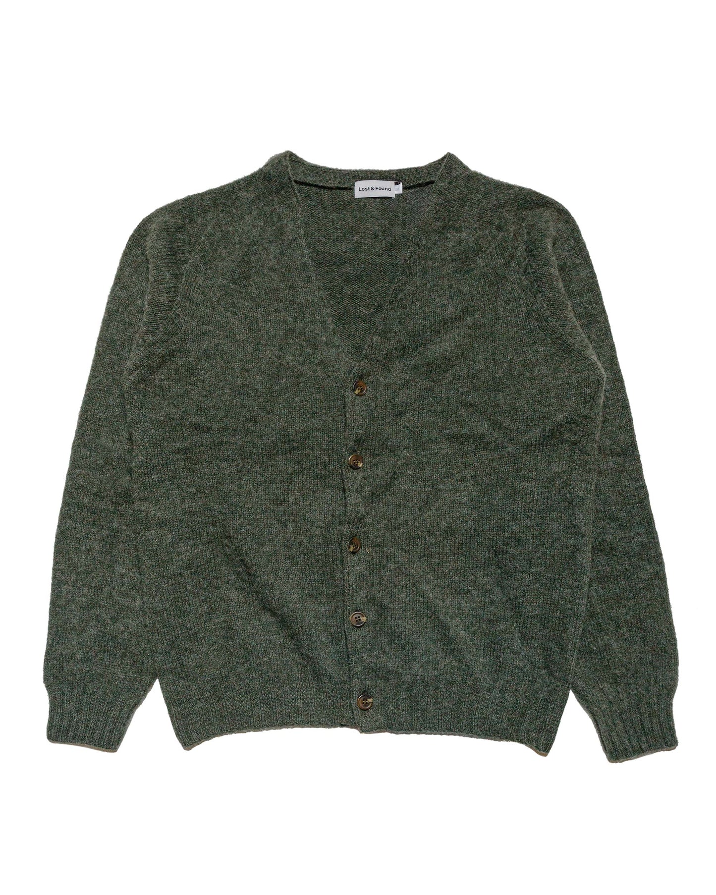 lost & found Lost & Found Lost & Found Shaggy Cardigan Spruce