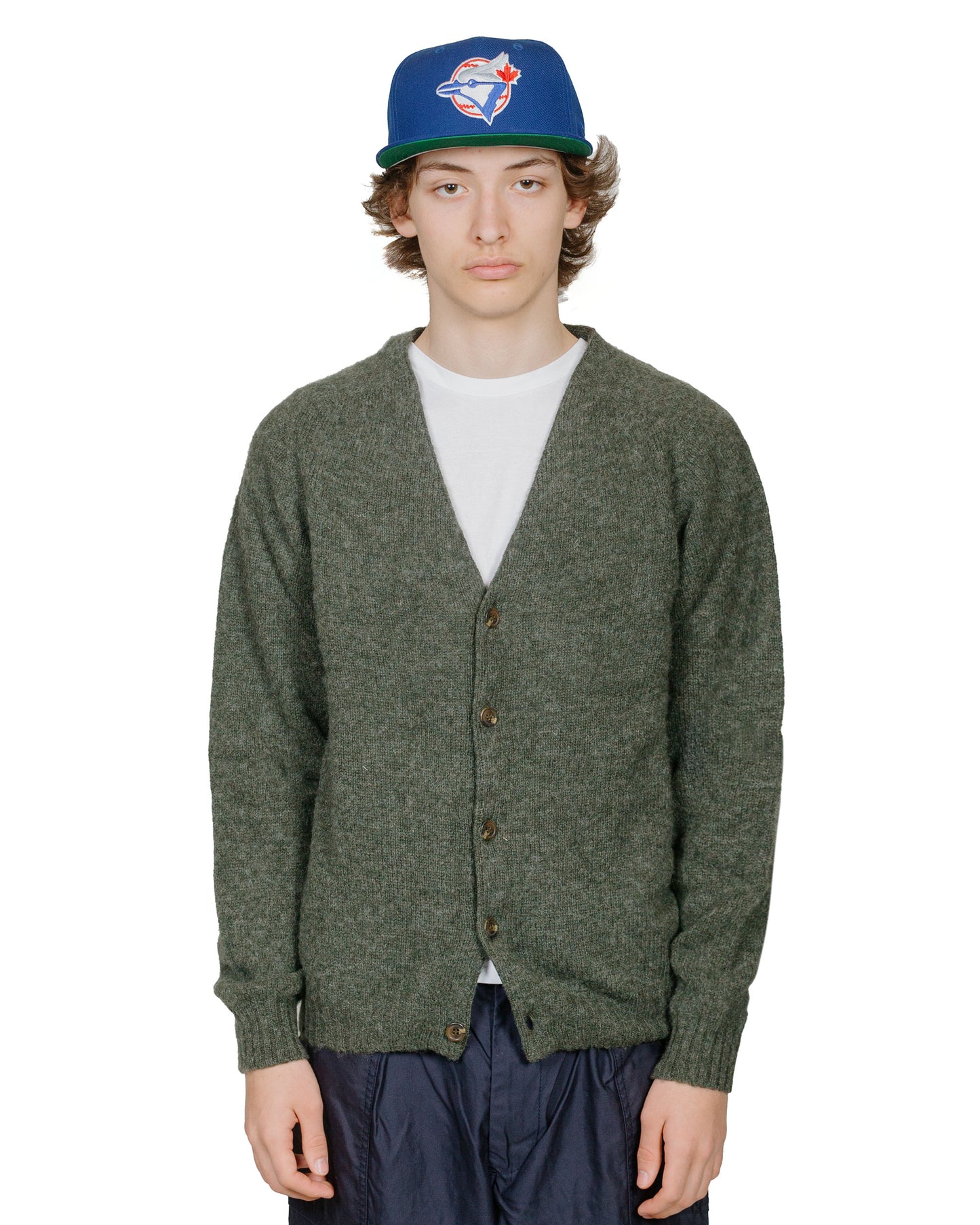 lost & found Lost & Found Lost & Found Shaggy Cardigan Spruce