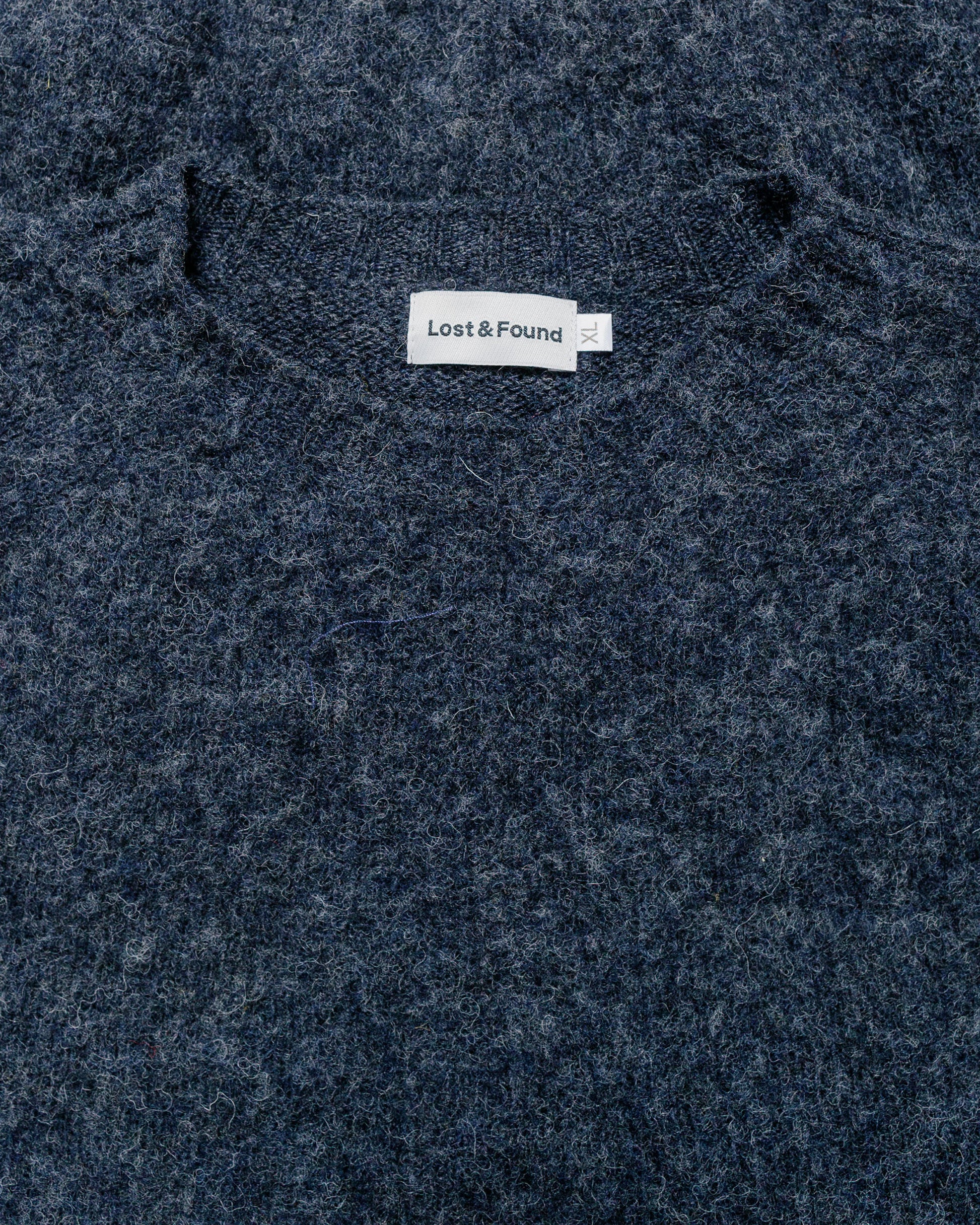 lost & found Lost & Found Lost & Found Shaggy Sweater Charcoal