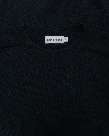 lost & found Lost & Found Lost & Found Wool Cashmere Sweater Italian Black