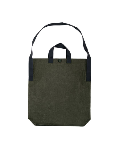 lost & found MAN-TLE MAN-TLE R20B1 'Multi Handle Tote' Woodland Wax