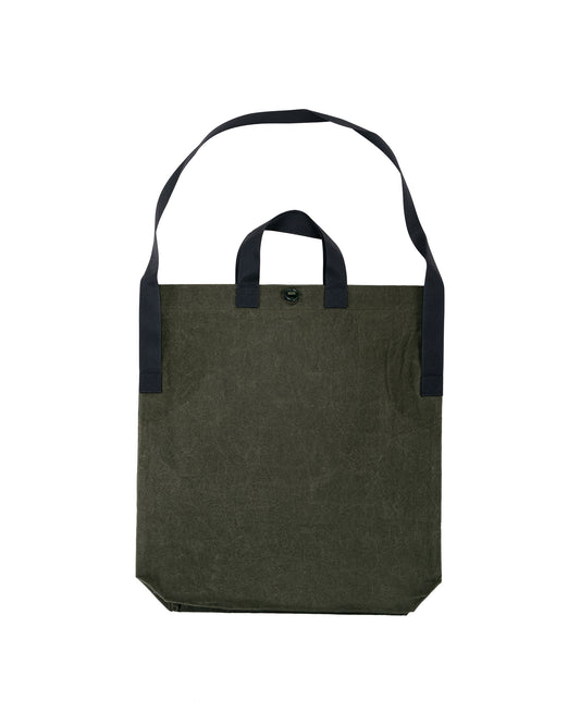 lost & found MAN-TLE MAN-TLE R20B1 'Multi Handle Tote' Woodland Wax