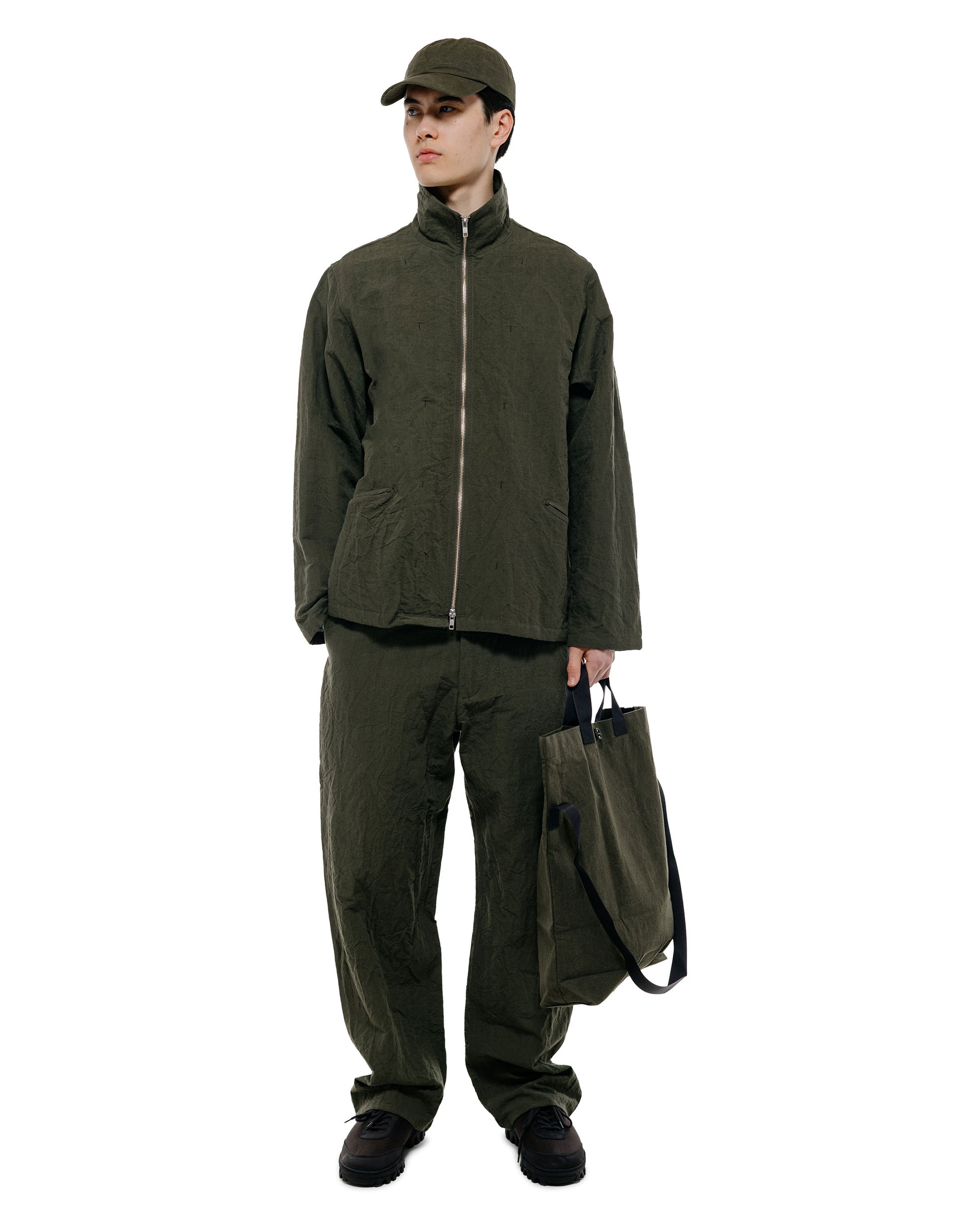 lost & found MAN-TLE MAN-TLE R20S3 'Track Shirt' Woodland Linen