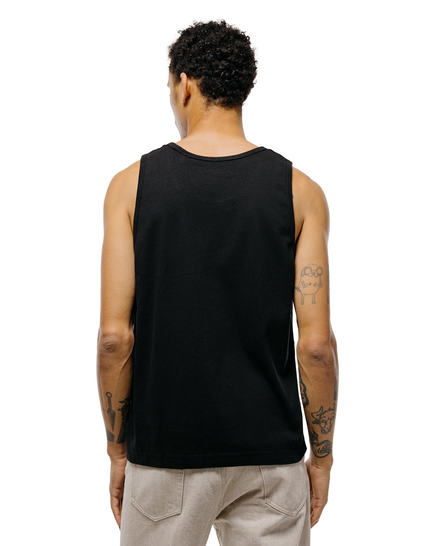 lost & found MAN-TLE MAN-TLE LWCT0 Lady White Co. Singlet 2-Pack Black Rib