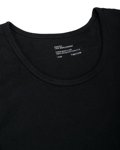 lost & found MAN-TLE MAN-TLE LWCT0 Lady White Co. Singlet 2-Pack Black Rib