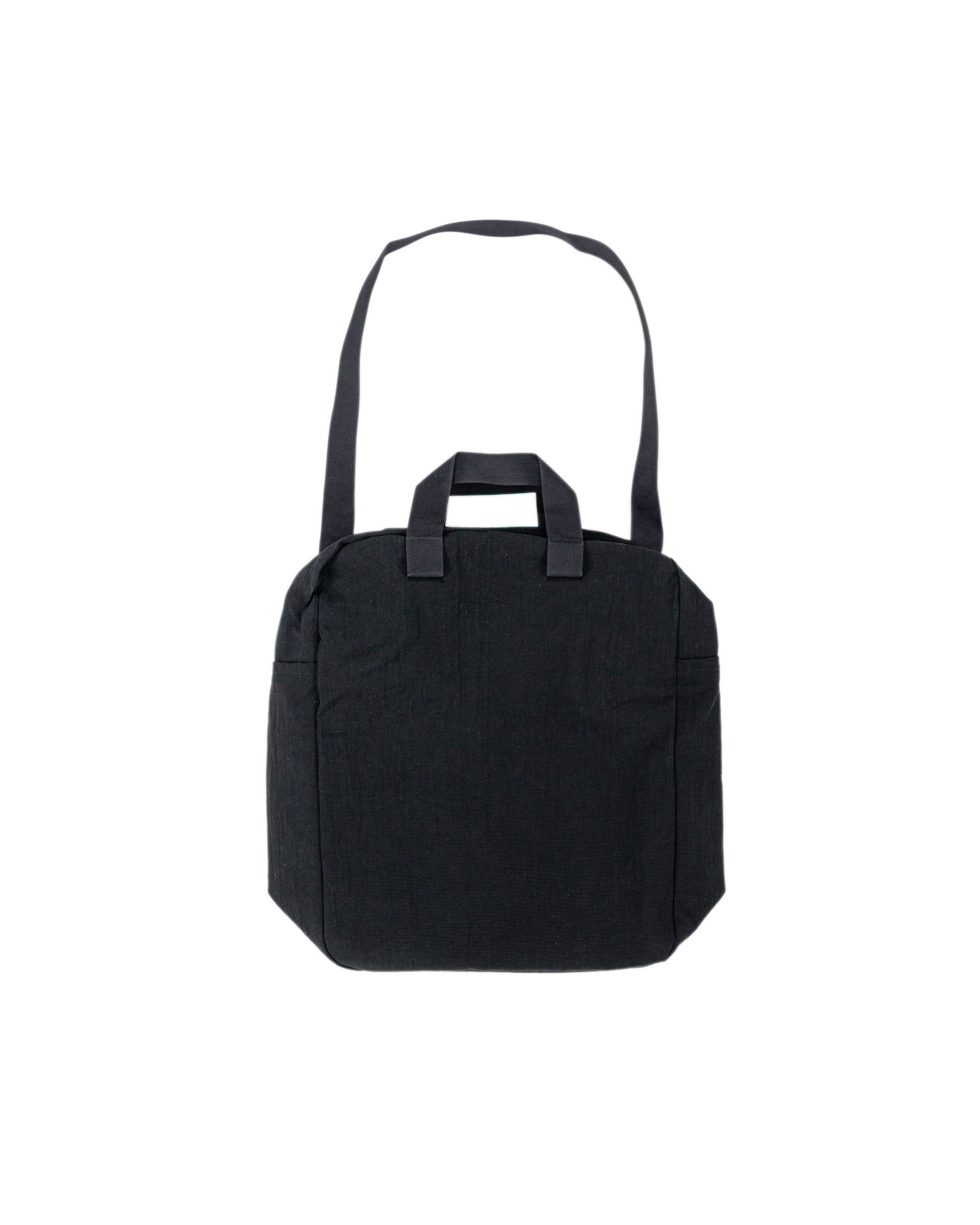 lost & found MAN-TLE MAN-TLE R0B0 'Zip Tote' Black Nylon