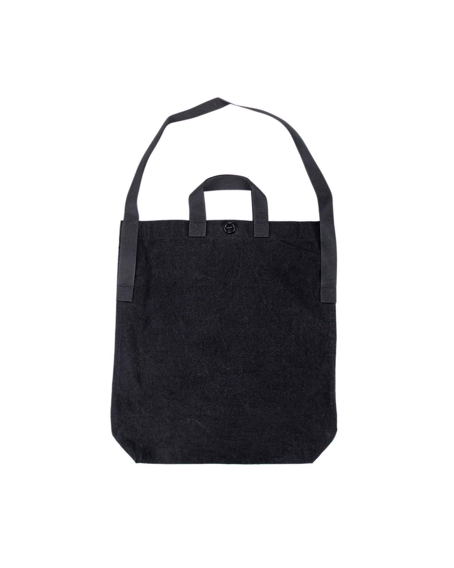 lost & found MAN-TLE MAN-TLE R0B1 'Multi Handle Tote' Black Wax