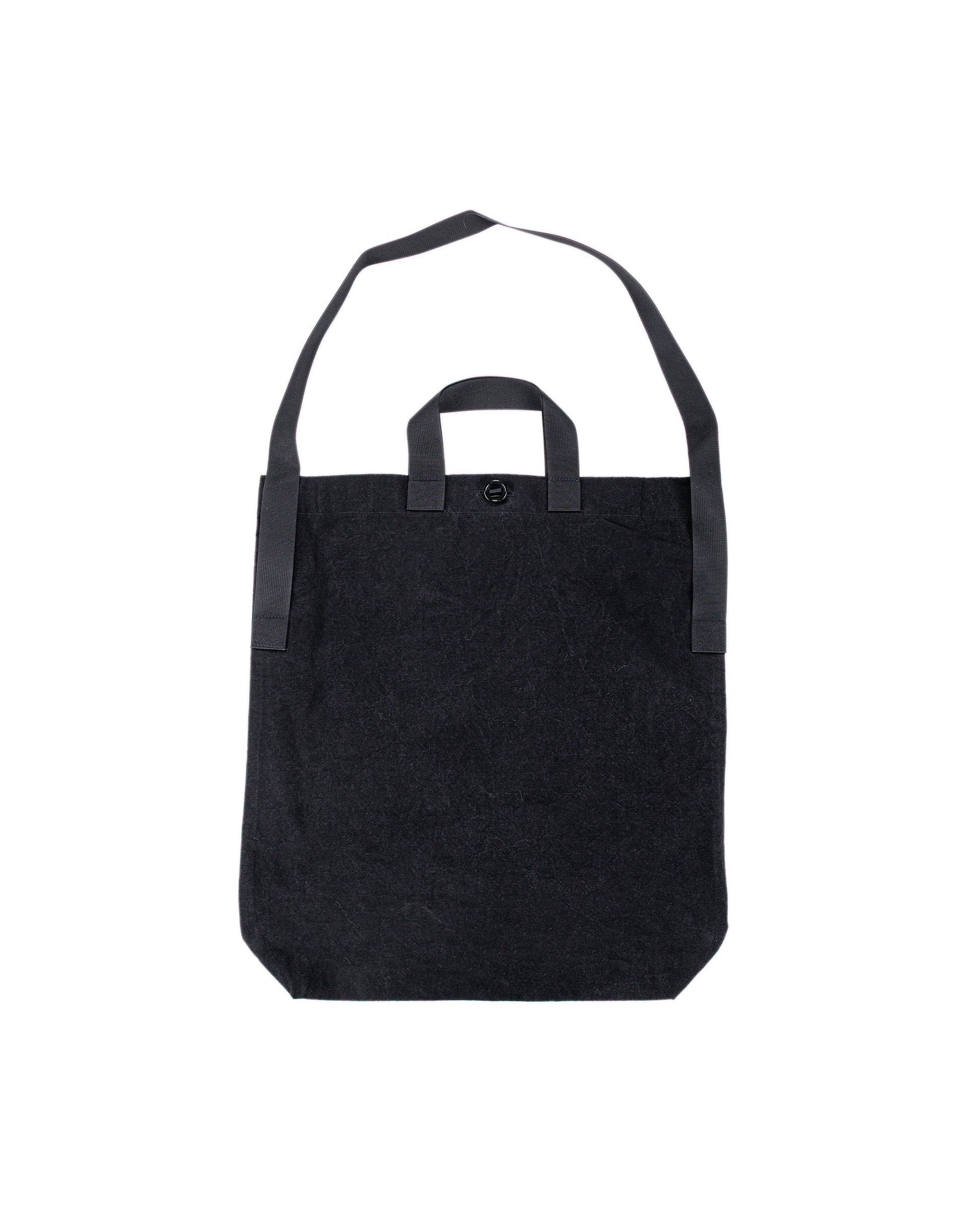 lost & found MAN-TLE MAN-TLE R0B1 'Multi Handle Tote' Black Wax