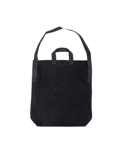 lost & found MAN-TLE MAN-TLE R0B1 'Multi Handle Tote' Black Wax