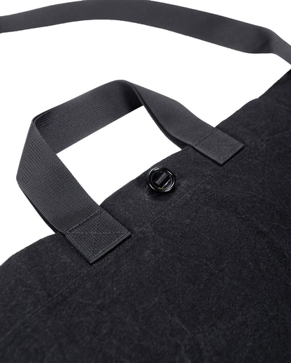 lost & found MAN-TLE MAN-TLE R0B1 'Multi Handle Tote' Black Wax