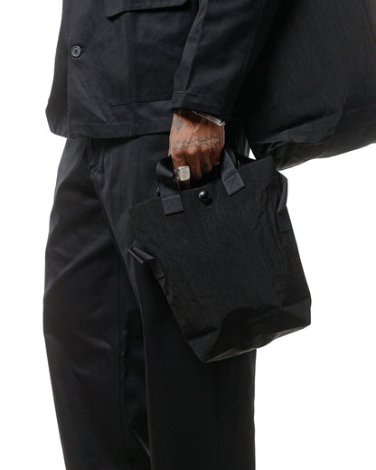 lost & found MAN-TLE MAN-TLE R0B4 'Mini Tote' Black Nylon
