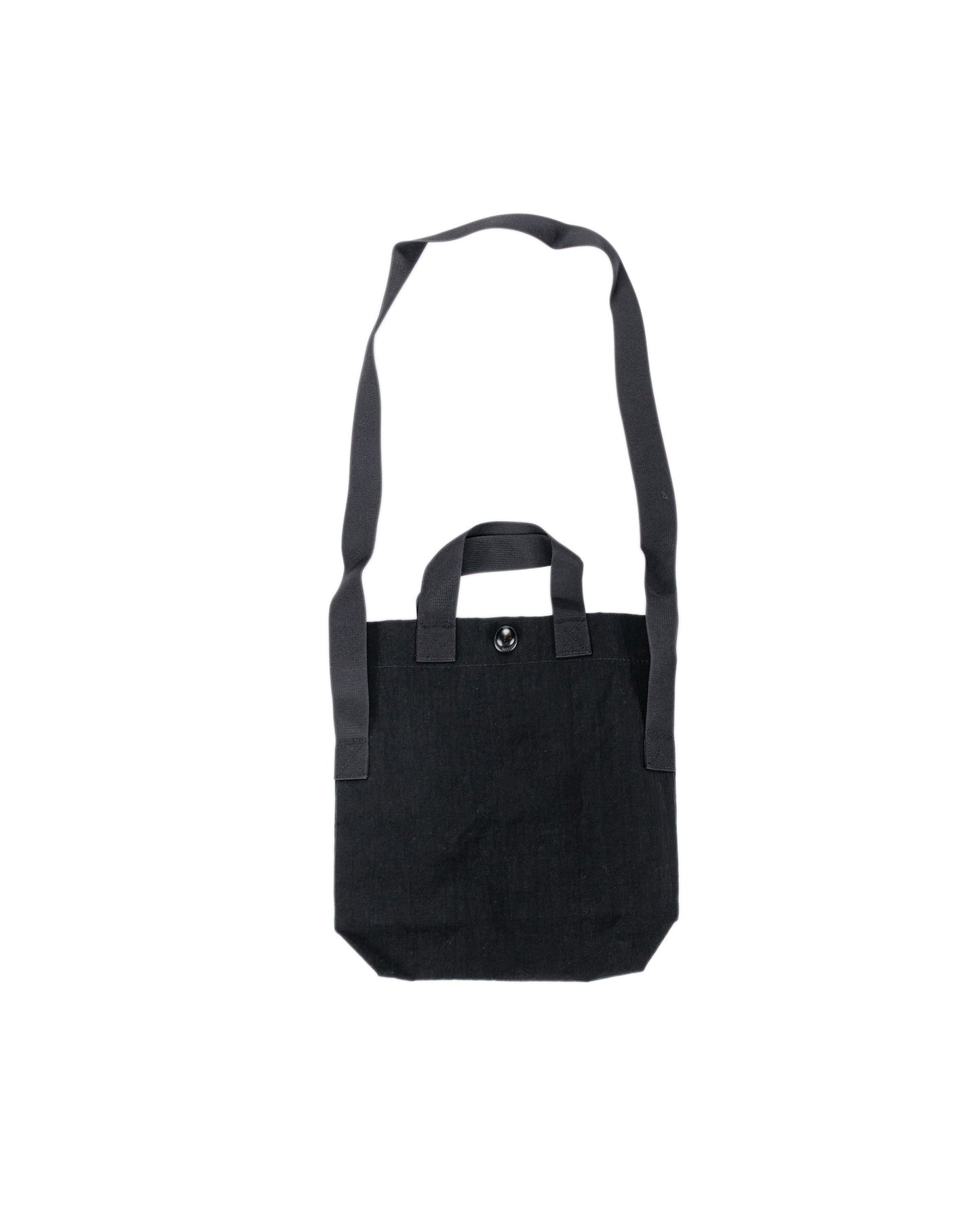lost & found MAN-TLE MAN-TLE R0B4 'Mini Tote' Black Nylon