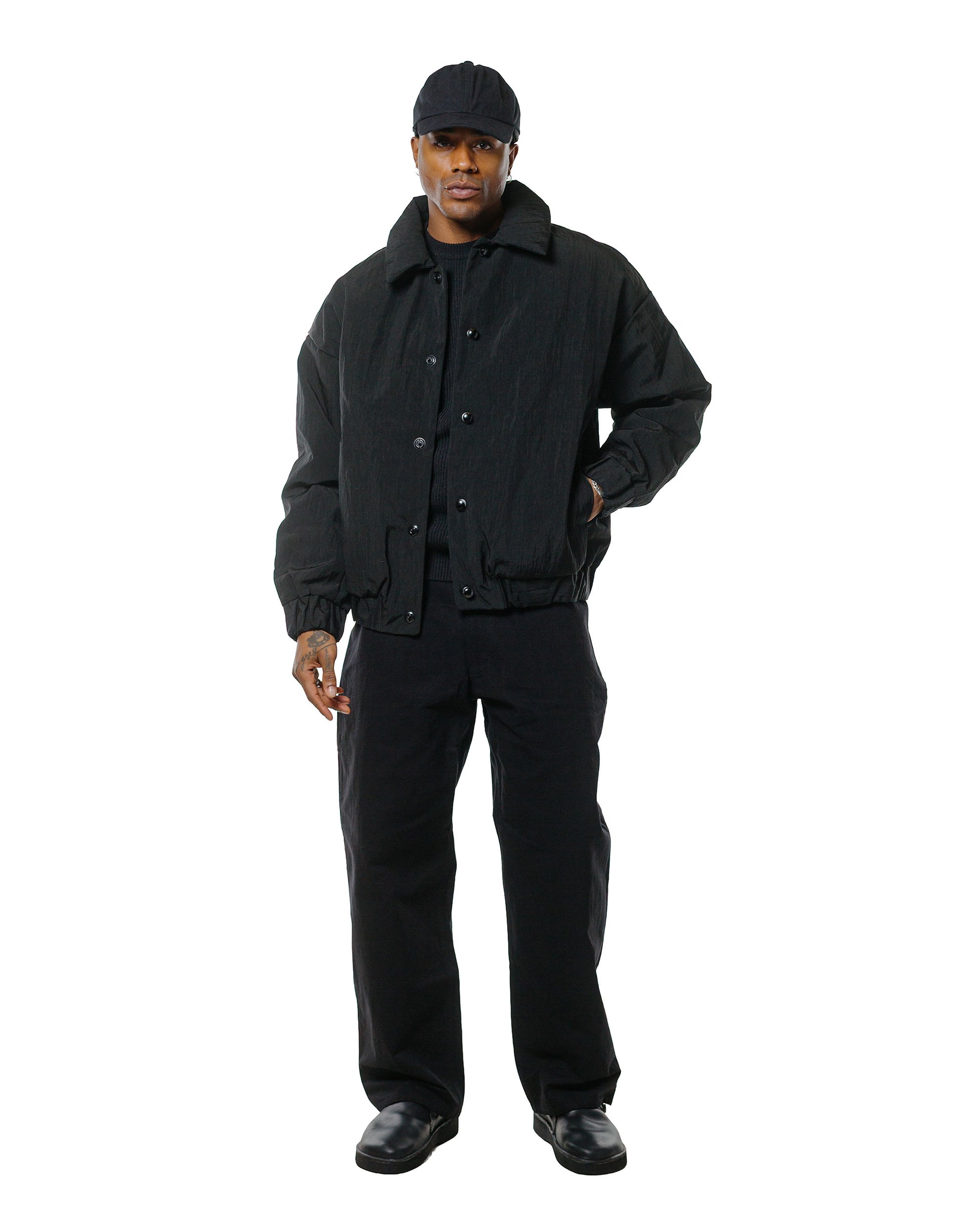 lost & found MAN-TLE MAN-TLE R0D3 'Down Blouson' Black Nylon