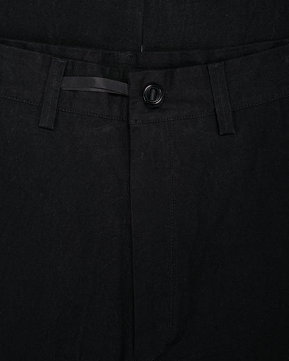 lost & found MAN-TLE MAN-TLE R0P4 Wide Pants Black Wax