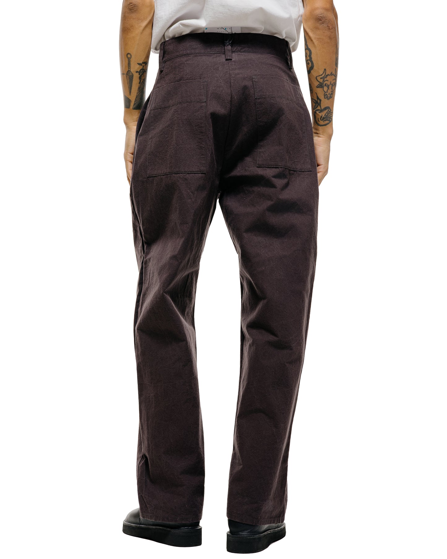 lost & found MAN-TLE MAN-TLE R0P4 Wide Pants Earth Wax