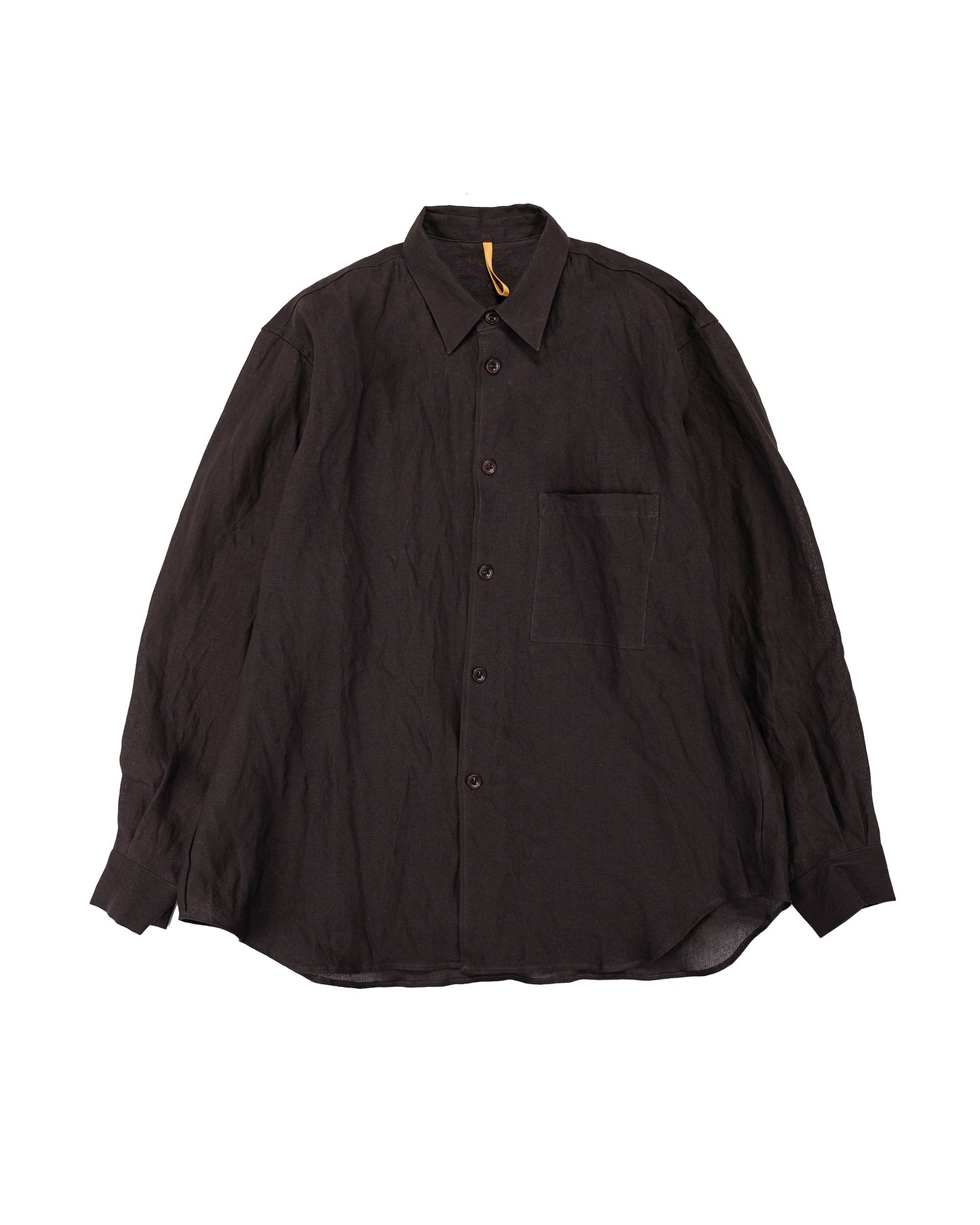lost & found MAN-TLE MAN-TLE R0S8 'Weather Shirt w/Pkt' Humic Paper Gabardine