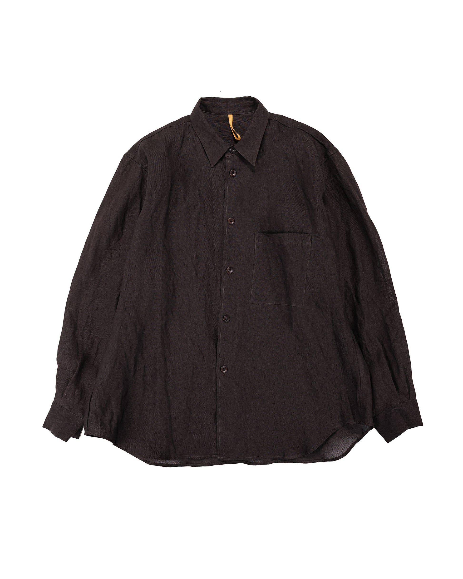 lost & found MAN-TLE MAN-TLE R0S8 'Weather Shirt w/Pkt' Humic Paper Gabardine