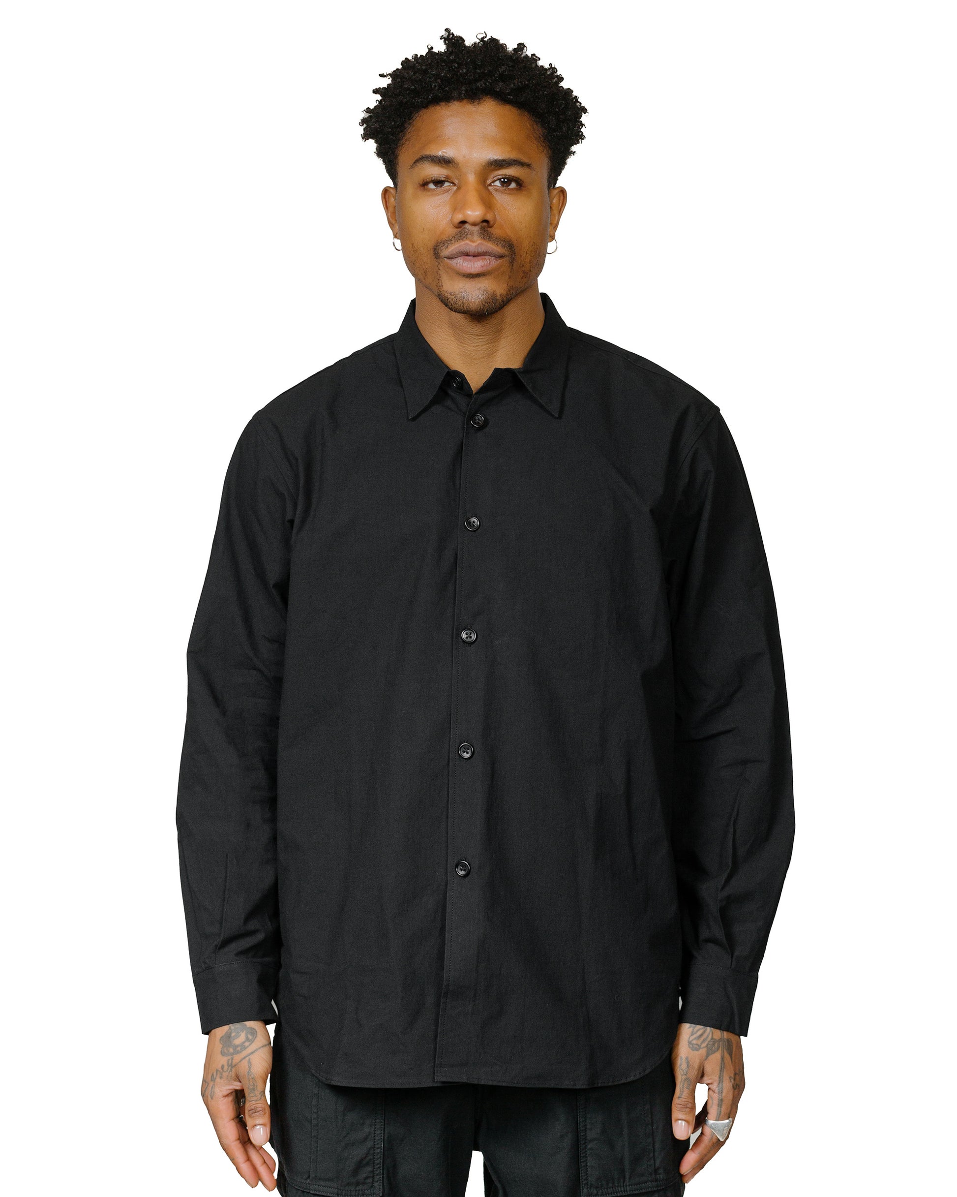 lost & found MAN-TLE MAN-TLE R0S8 'Weather Shirt' Black Weather