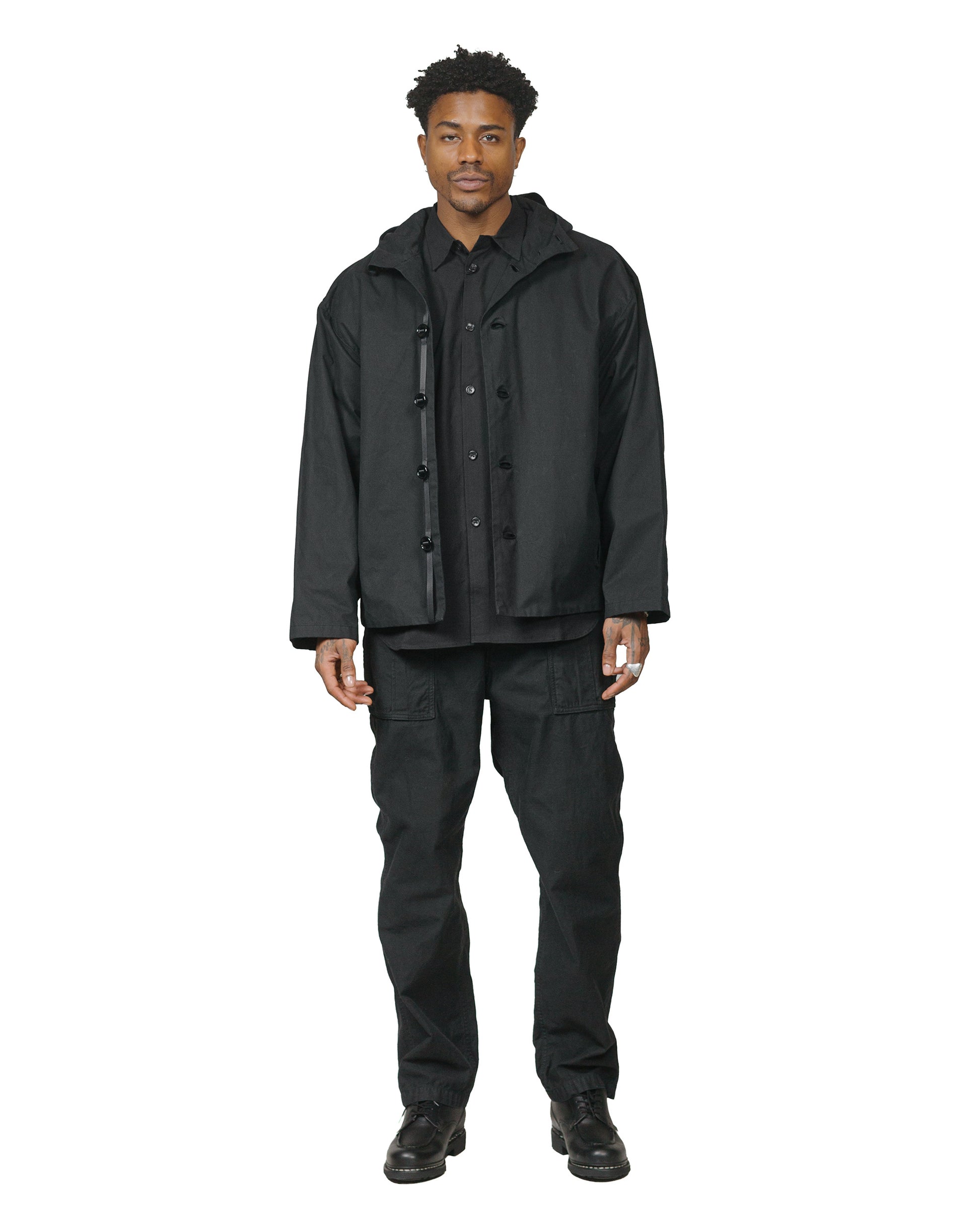 lost & found MAN-TLE MAN-TLE R0S8 'Weather Shirt' Black Weather