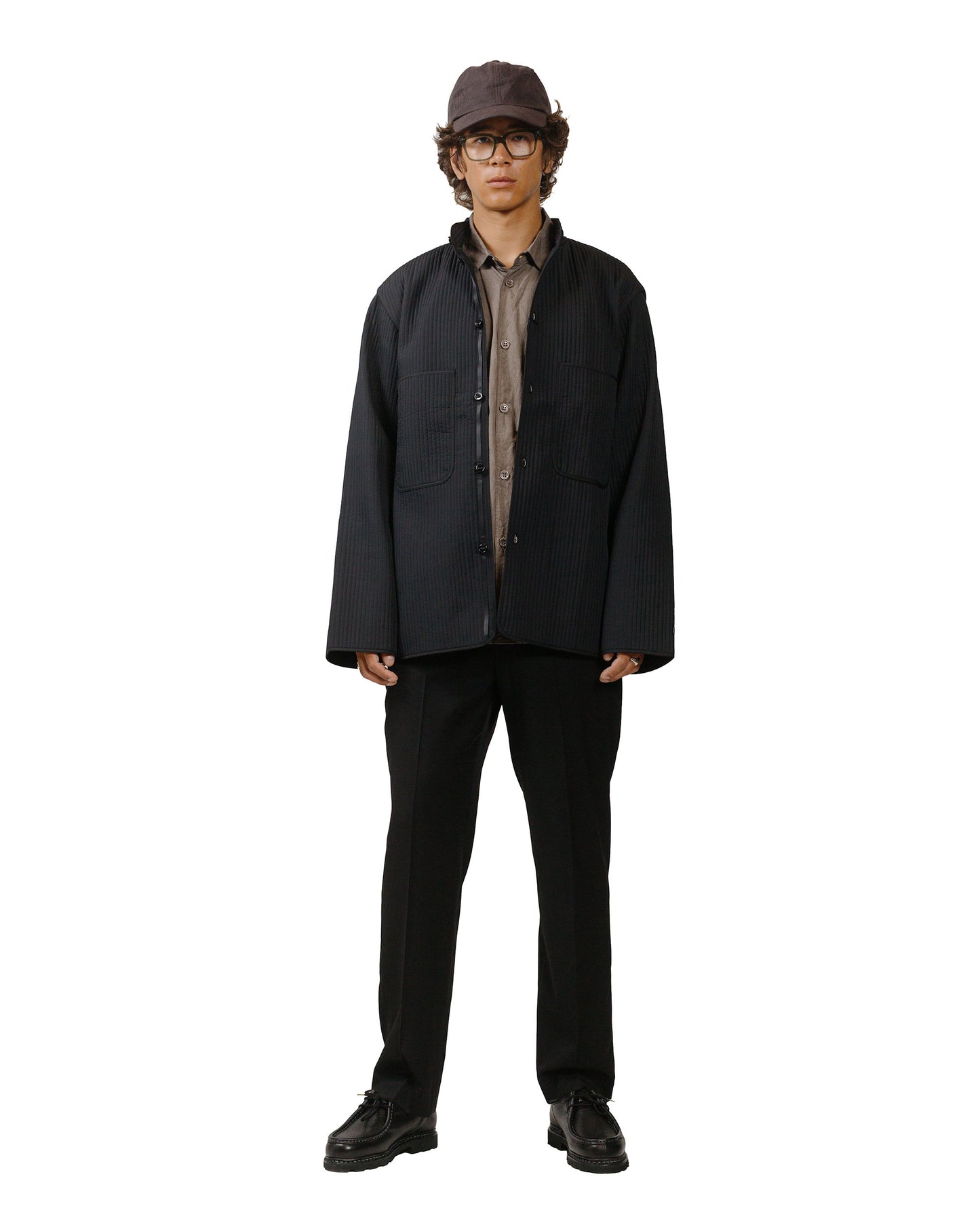 lost & found MAN-TLE MAN-TLE R17 Outer-4 Black Nubi