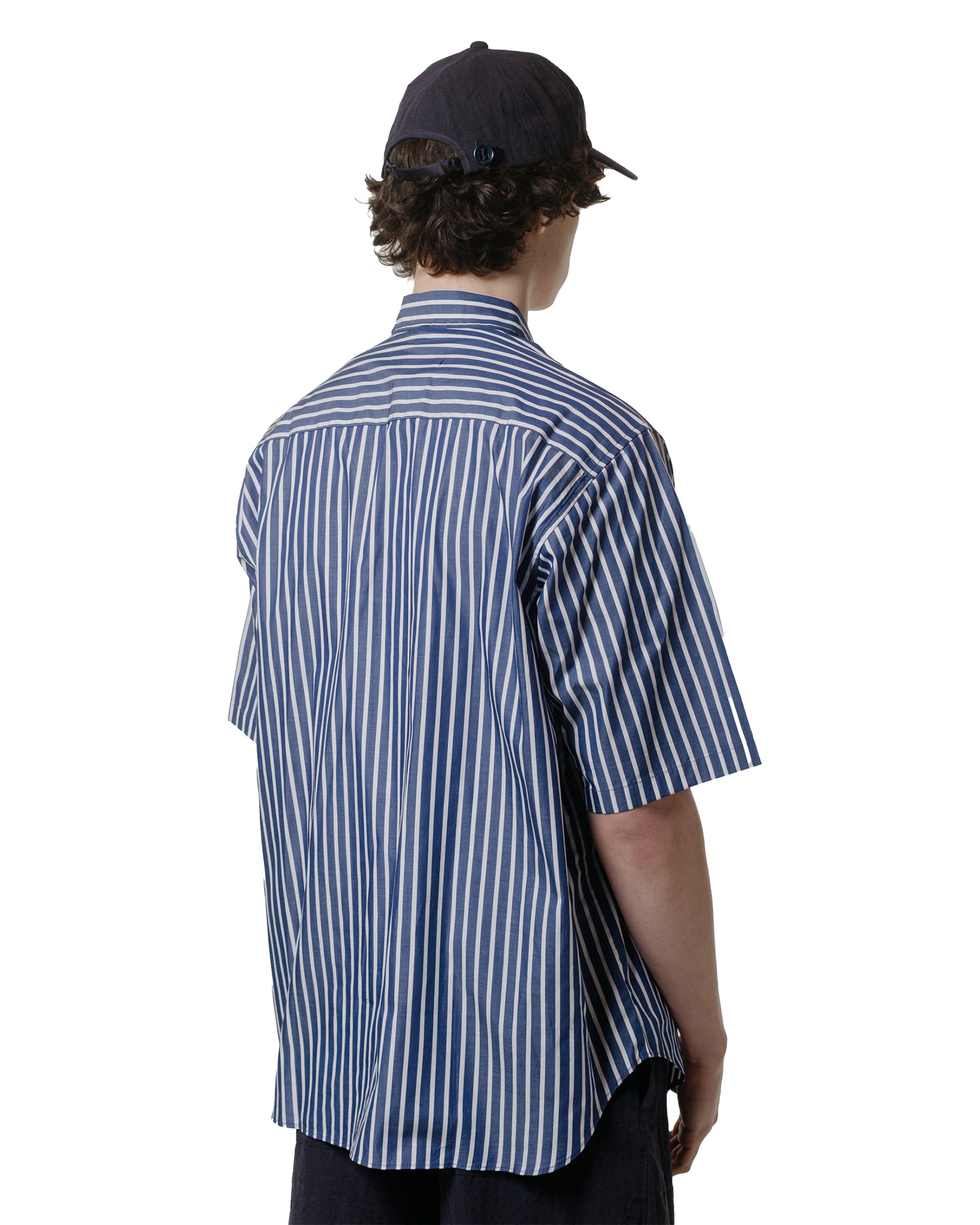 lost & found MAN-TLE MAN-TLE R18S9 S/S Weather Shirt Power Stripe