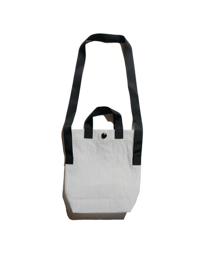 lost & found MAN-TLE MAN-TLE R19 Bag-4 Mini Tote White Nylon