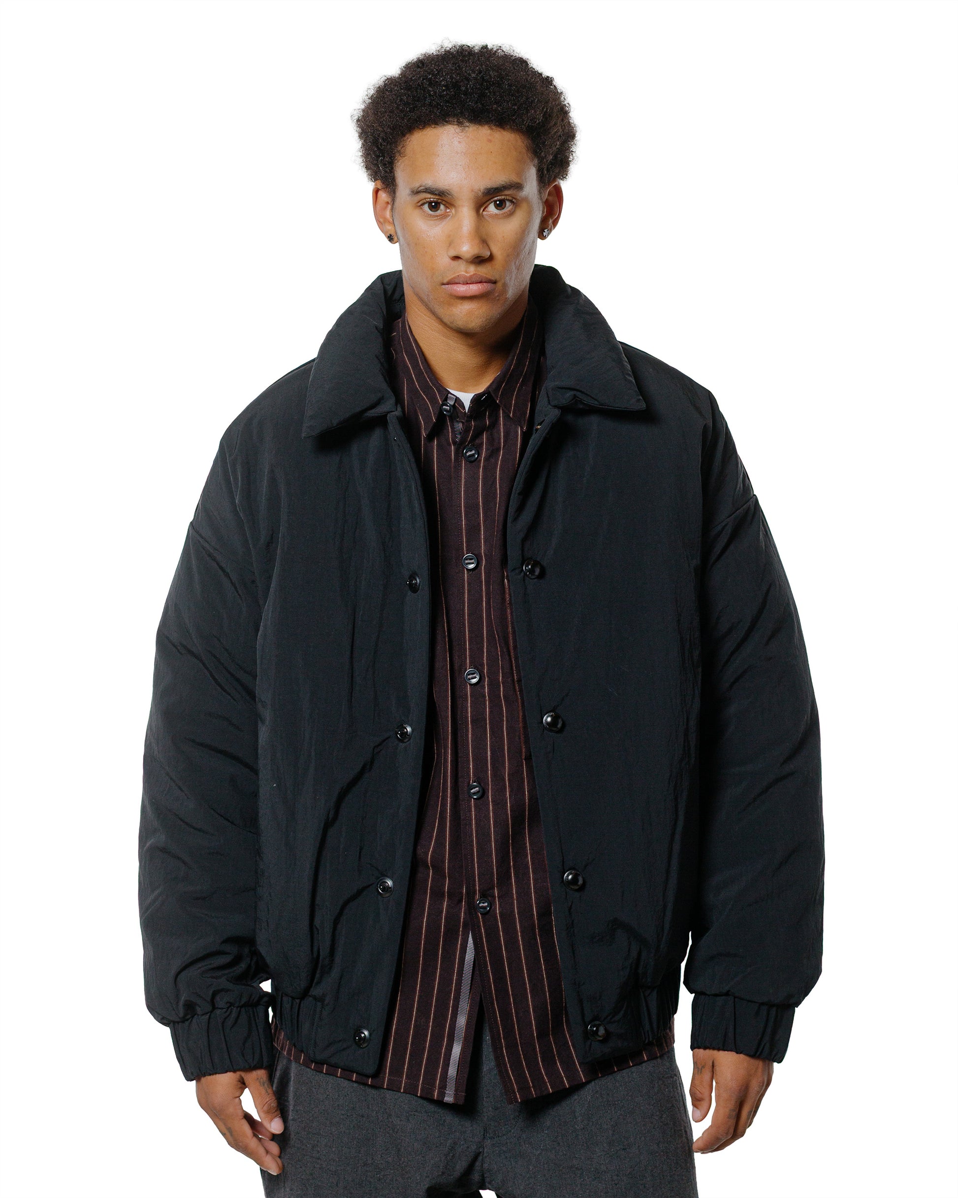 lost & found MAN-TLE MAN-TLE R19D6 Double Down Blouson Black Recycled Nylon