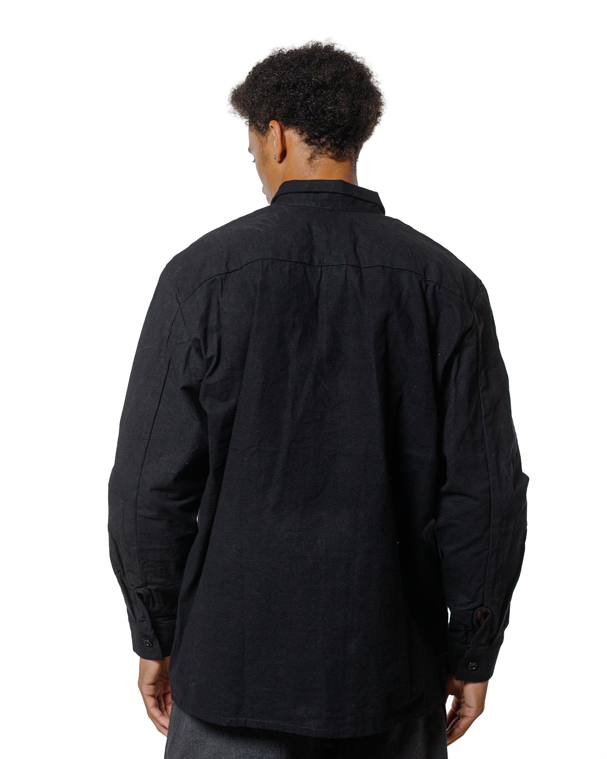 lost & found MAN-TLE MAN-TLE R19S1 New Shirt-1 Black Wax