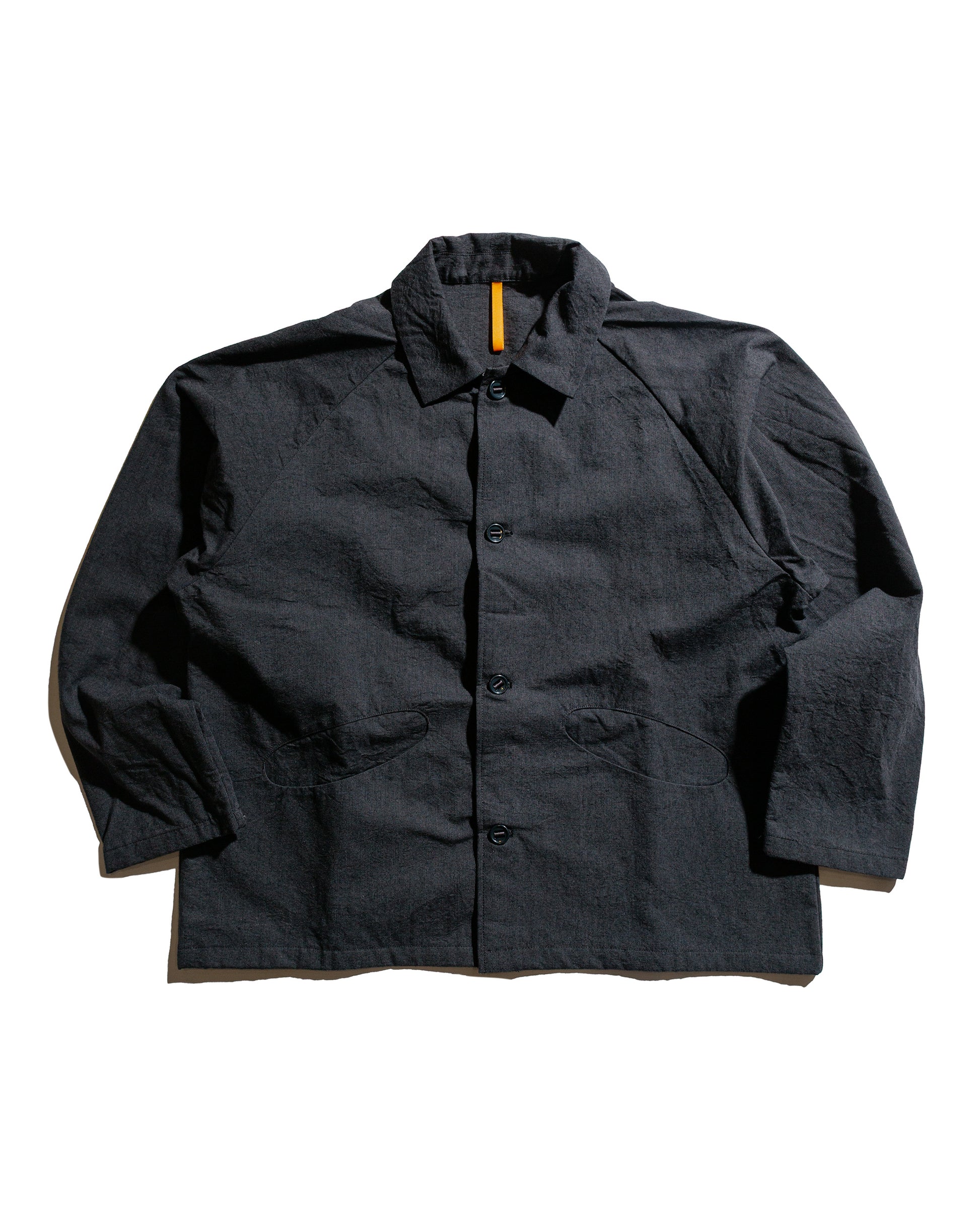 lost & found MAN-TLE MAN-TLE R19S3 Boat Shirt Granite Wool